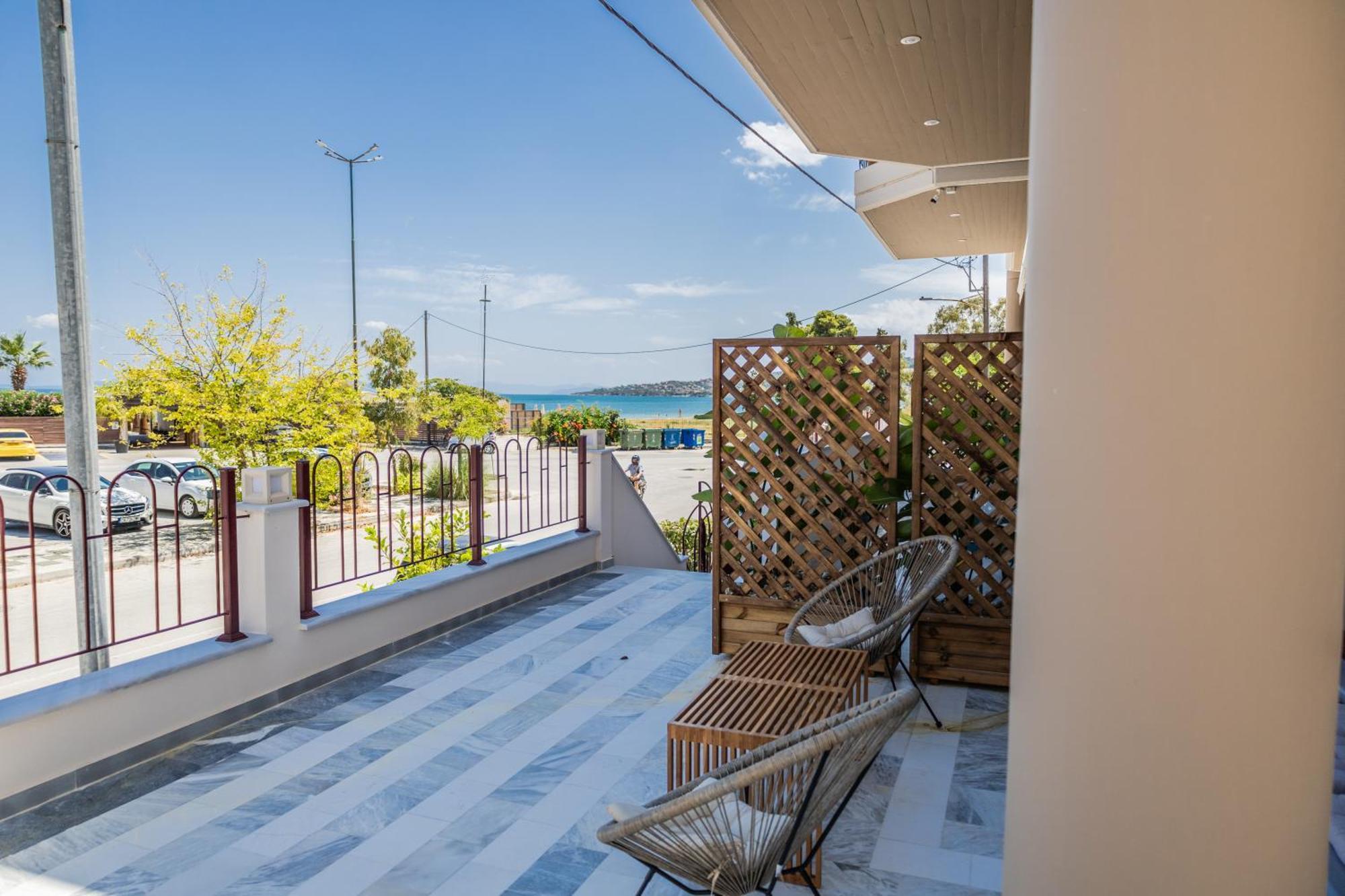 Take Me Here With A Sea View By Salt Apartments Volos Exteriör bild